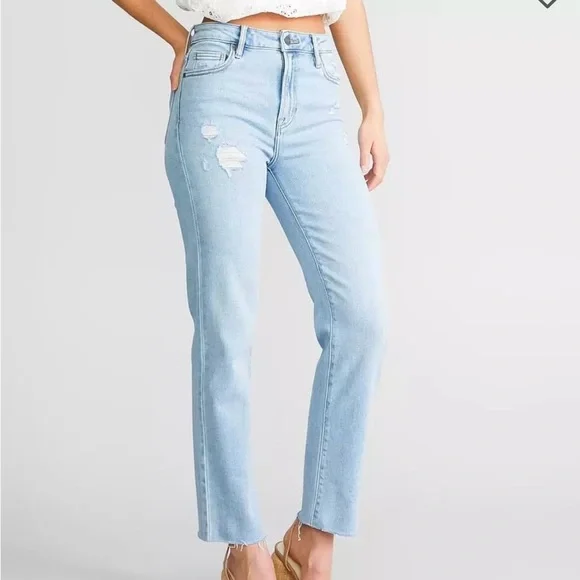 Hidden straight leg jeans - Picture 1 of 9